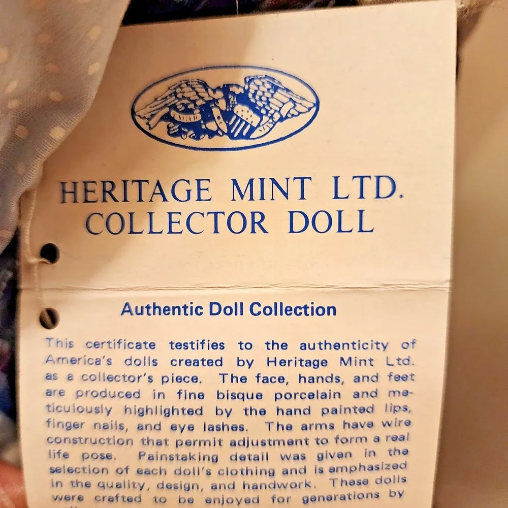 Vintage 1988 Heritage Mint LTD 